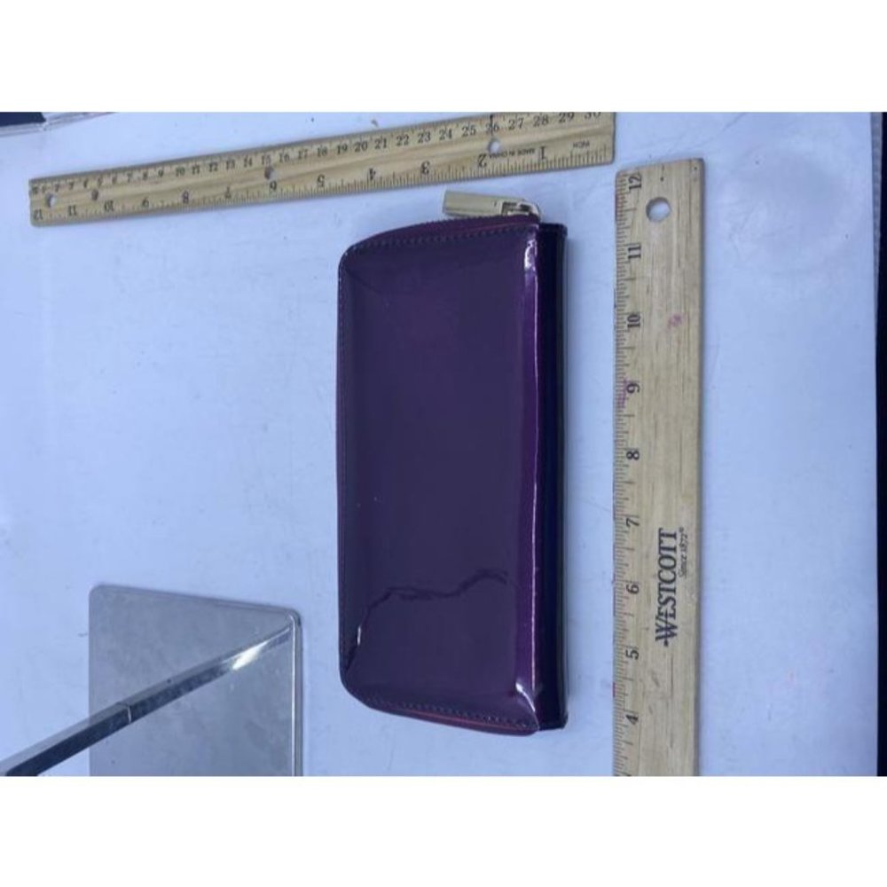 Tory Burch Purple Pink Patent Leather Continental_4